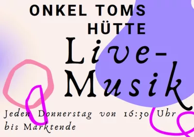 Endlich wieder Live-Musik auf dem Wochenmarkt!