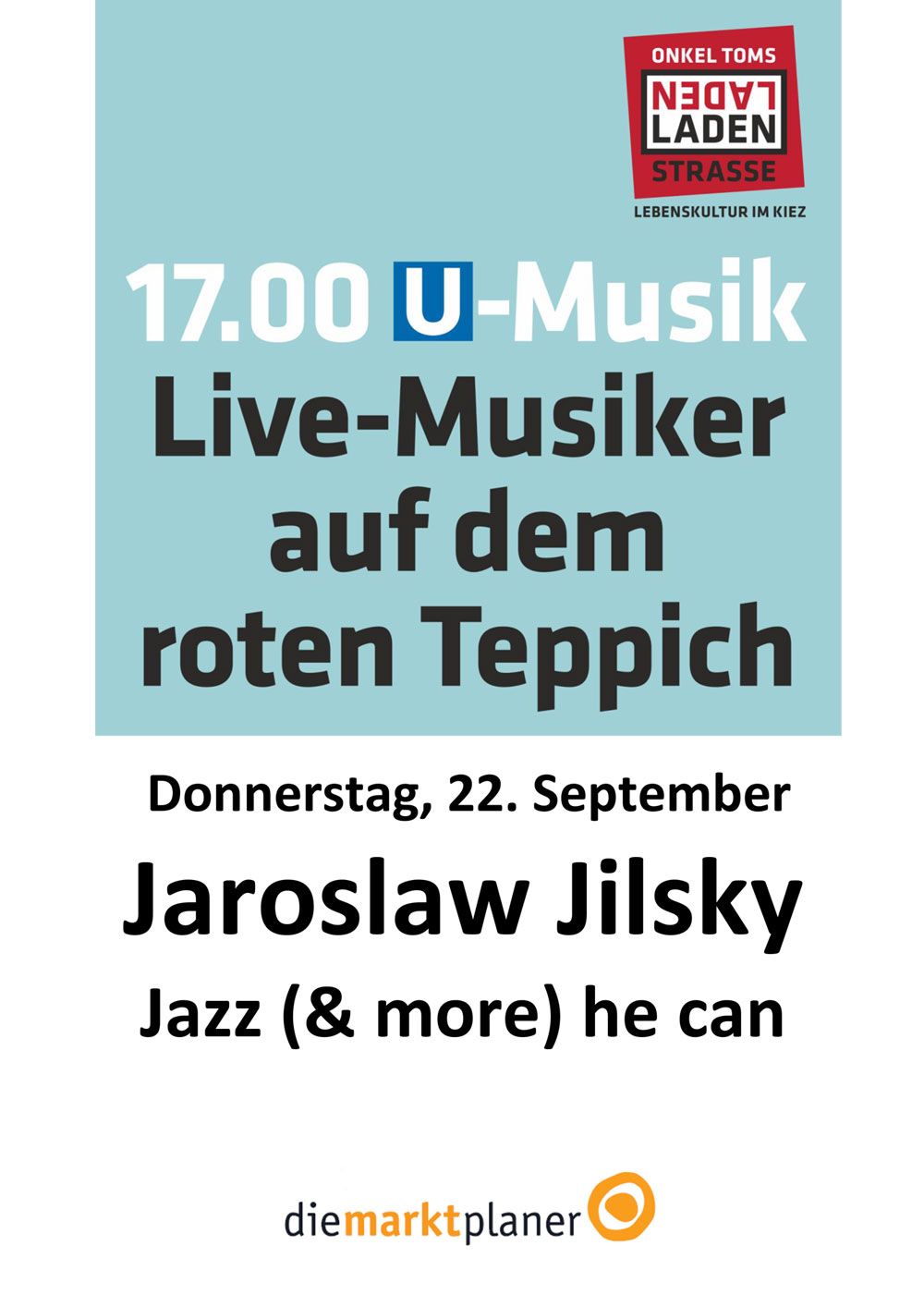 Plakat Jaroslaw Jilsky - 22.09.2022