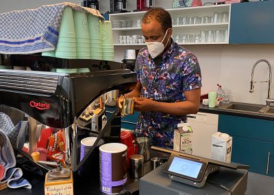 Toms Kaffeerösterei in Onkel Toms Ladenstraße