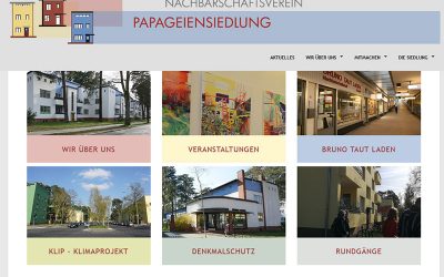 Schicke neue Website