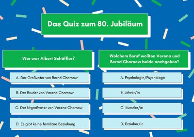 80 Jahre Elektro Schäffler // Das Quiz zum 80sten